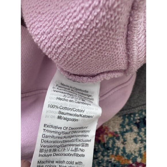 Crewcuts Girls Sweater Lot of 2 Pink Heart Crewneck Striped Peplum Size 8 - Picture 6 of 10